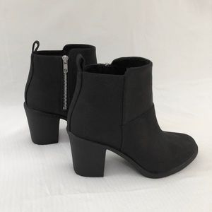 H&M Black Heel Above Ankle Booties